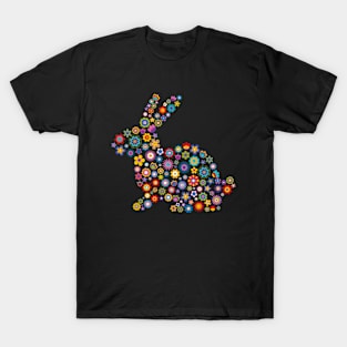 Floral Bunny Easter T-Shirt